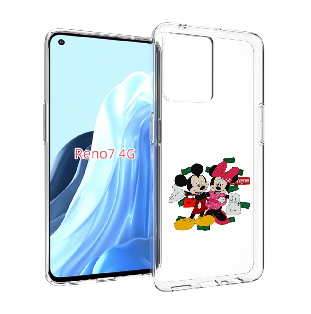 

Чехол MyPads модные-микки-маус детский для OPPO RENO 7 4G, Прозрачный, Tocco