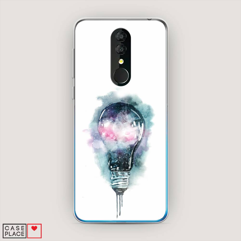 

Чехол на Alcatel 3 5053Y (2019) "Волшебная лампа", Белый;серый, 170550-4