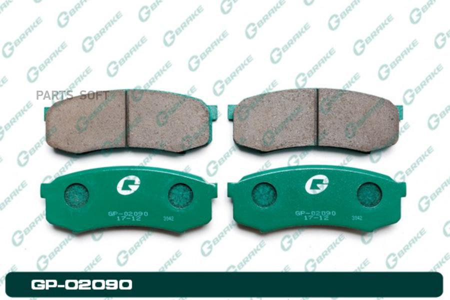 

Тормозные колодки GBRAKE GP02090