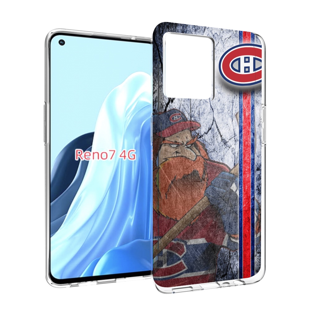 

Чехол MyPads монреаль канадиенс для OPPO RENO 7 4G, Прозрачный, Tocco