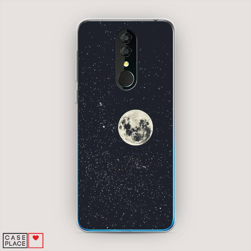 

Чехол на Alcatel 3 5053Y (2019) "Полнолуние", Красный, 170550-2