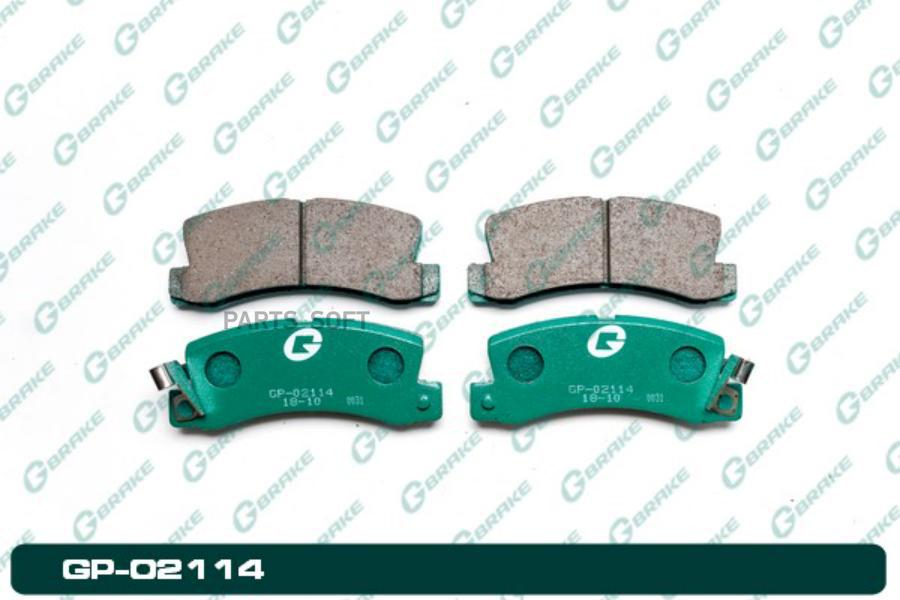 Тормозные колодки GBRAKE GP02114