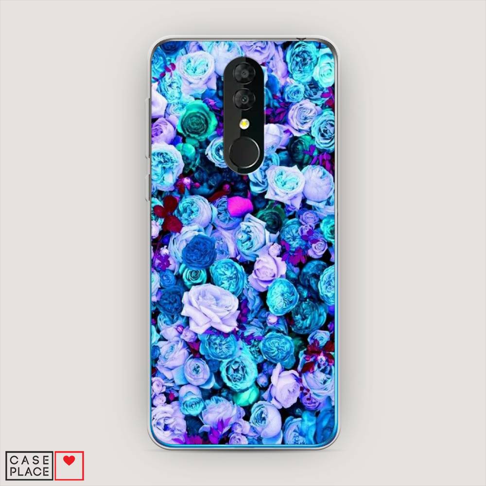 

Чехол на Alcatel 3 5053Y (2019) "Цветочный ковер", Фиолетовый, 170550-2