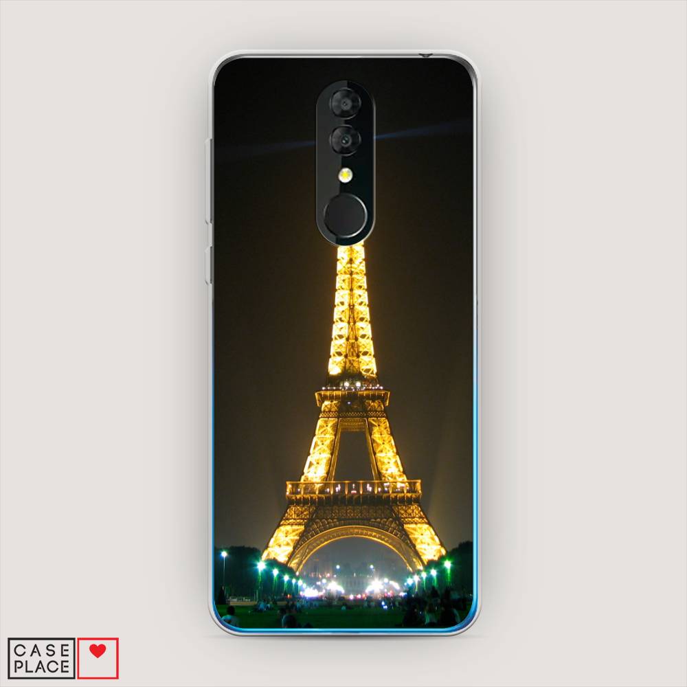 

Чехол на Alcatel 3 5053Y (2019) "Париж 2", Желтый;серый, 170550-2