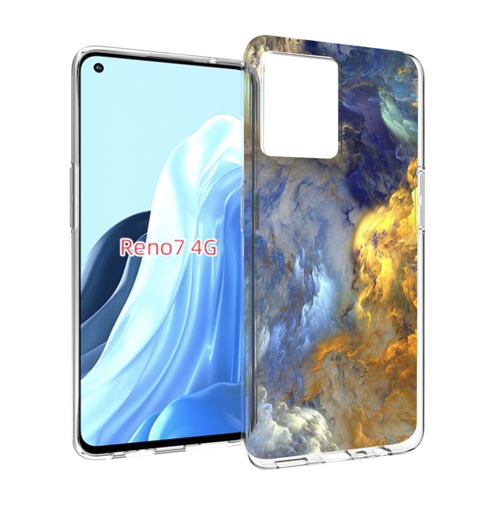 

Чехол MyPads мраморное небо для OPPO RENO 7 4G, Прозрачный, Tocco