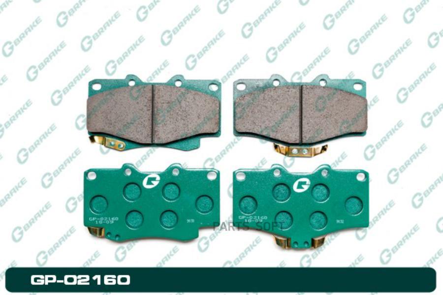 

Тормозные колодки GBRAKE GP02160