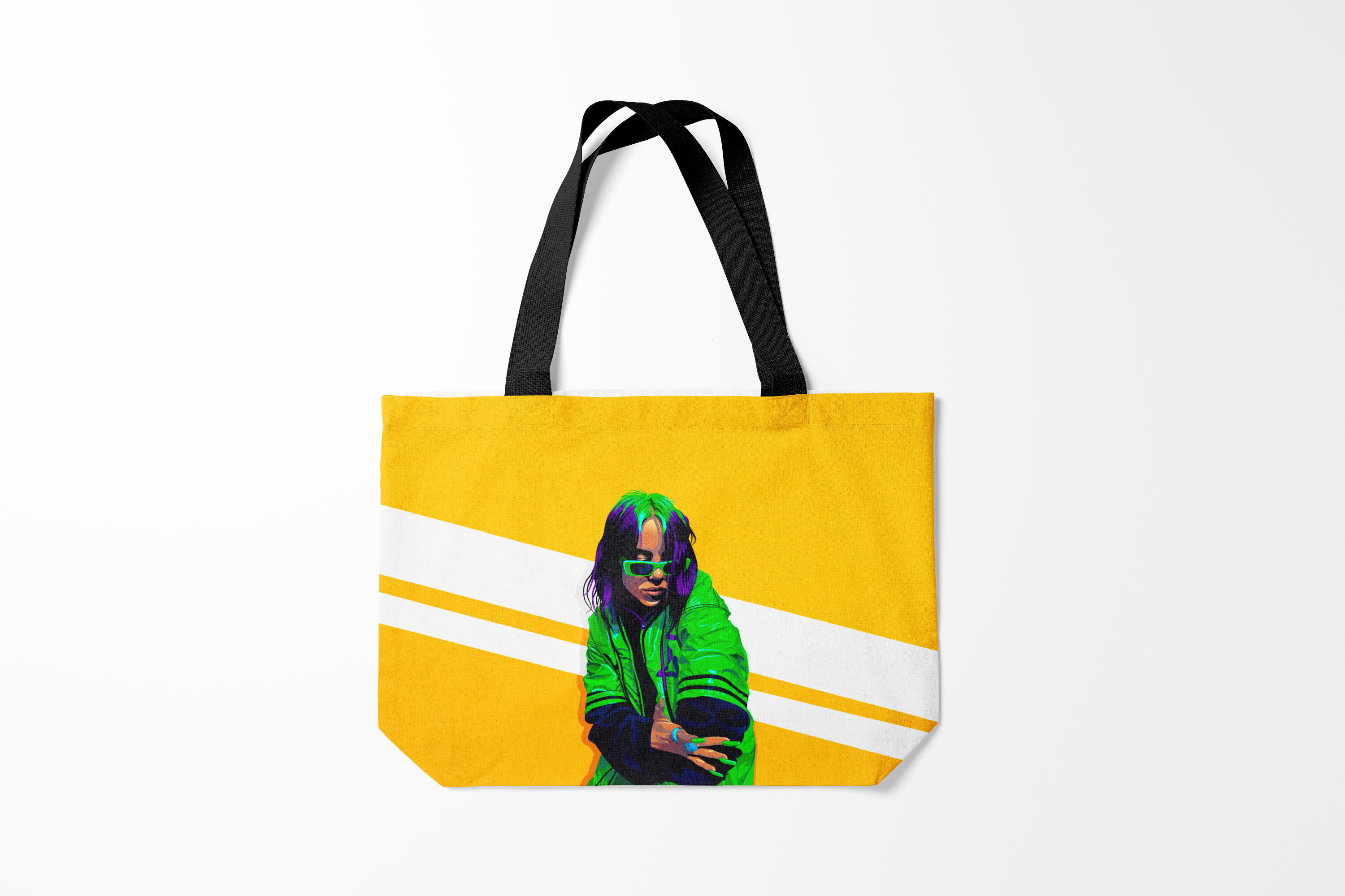 

Сумка шoппер унисекс Burnettie Billie Eilish Green, оранжевый, Billie Eilish Green
