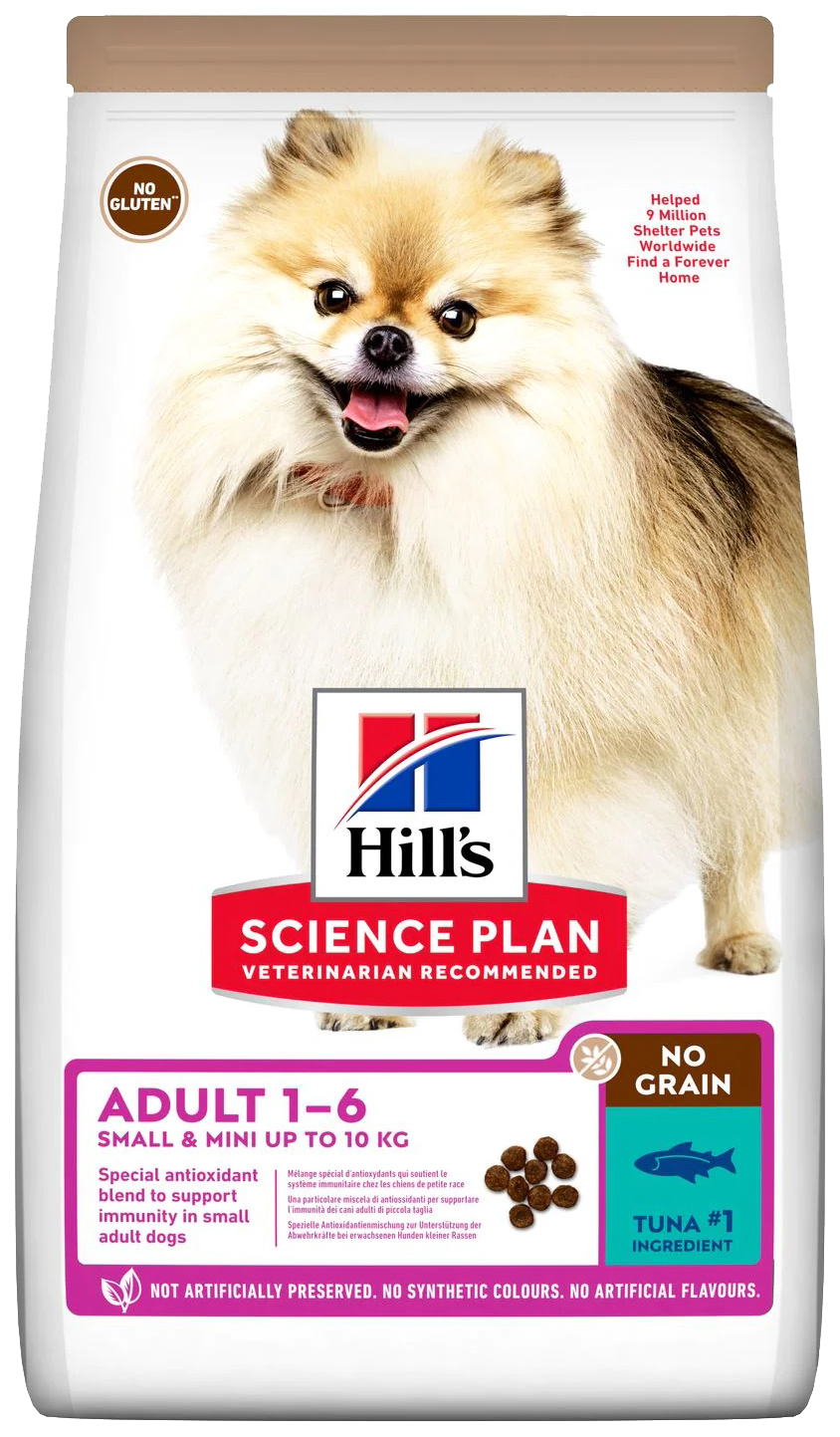 

Сухой корм для собак Hill's Science Plan No Grain с тунцом, беззлаковый, 6 кг