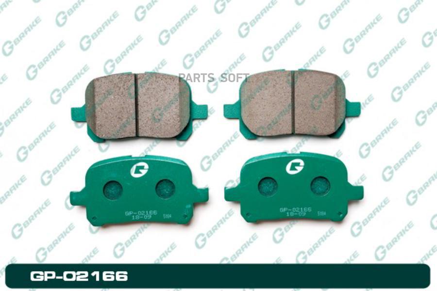 

Тормозные колодки GBRAKE GP02166