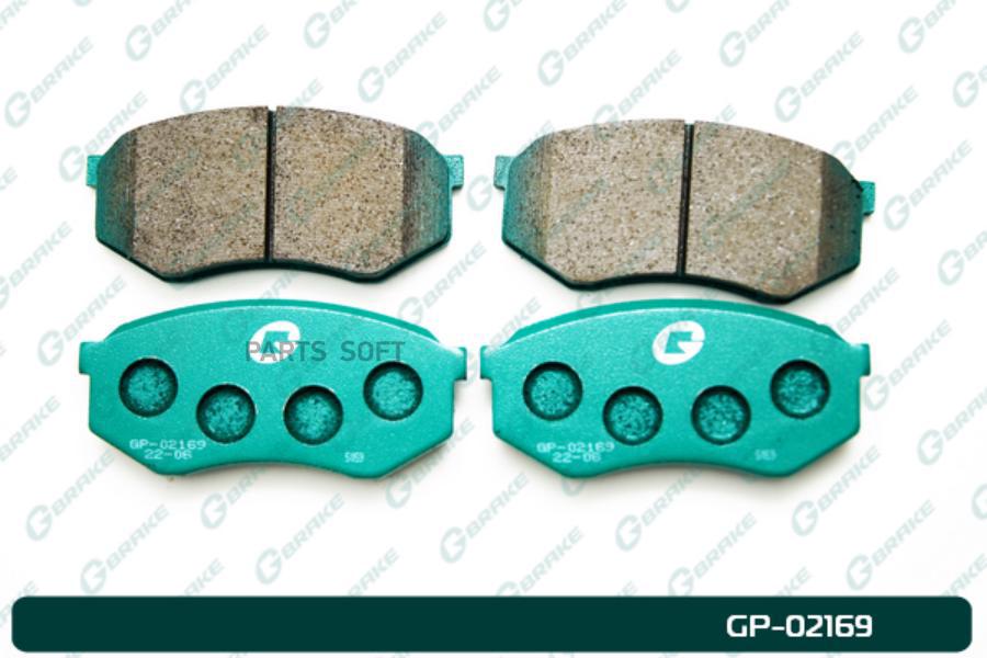 

Тормозные колодки GBRAKE GP02169