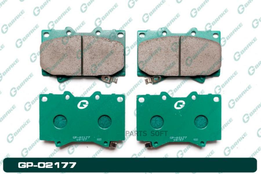 

Тормозные колодки GBRAKE GP02177