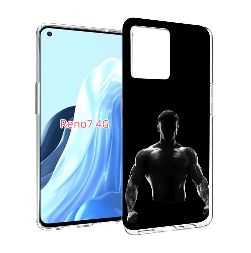 

Чехол MyPads накаченный мужчина в тени мужской для OPPO RENO 7 4G, Прозрачный, Tocco
