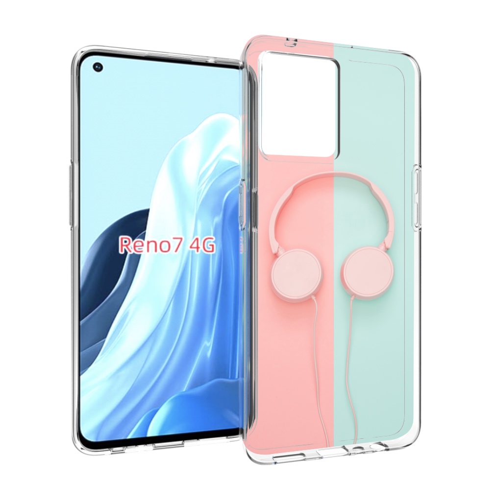 

Чехол MyPads наушники-минимализм для OPPO RENO 7 4G, Прозрачный, Tocco