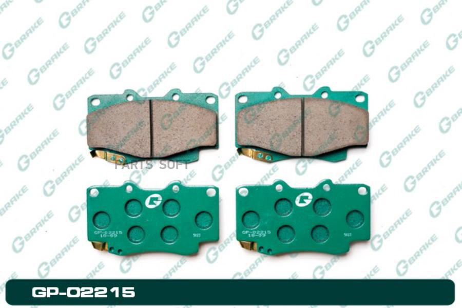 

Тормозные колодки GBRAKE GP02215