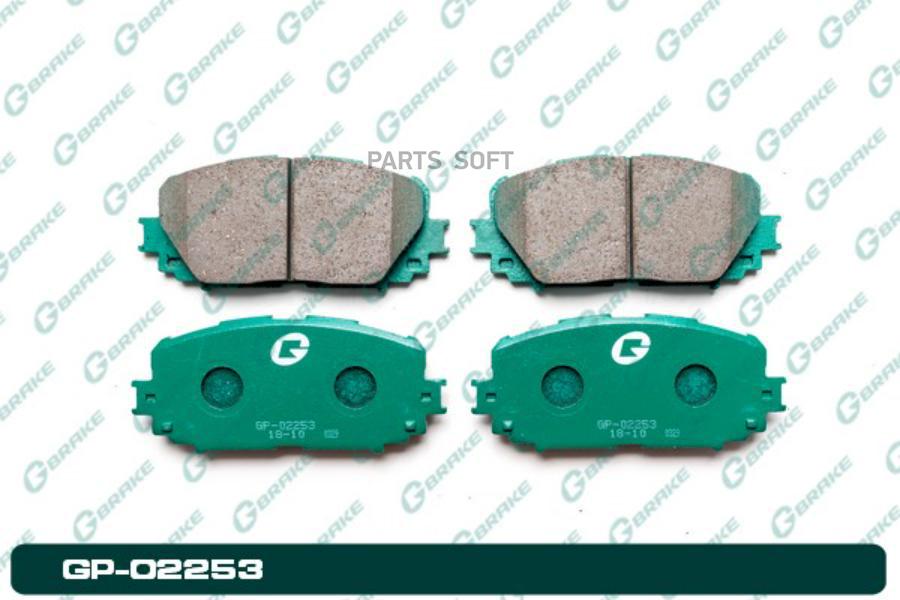 

Тормозные колодки GBRAKE GP02253