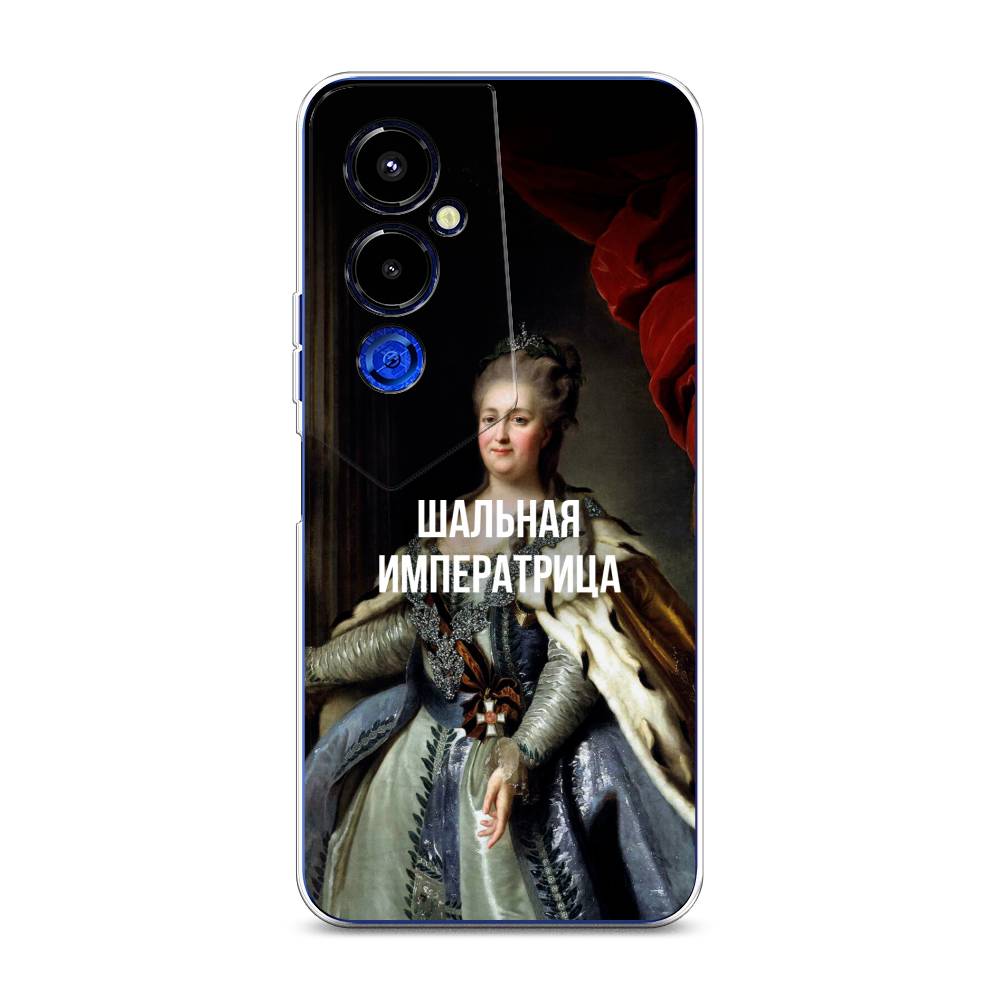 

Чехол Awog на Tecno Pova 4 pro / Техно Пова 4 Про "Шальная императрица", Синий;красный;белый