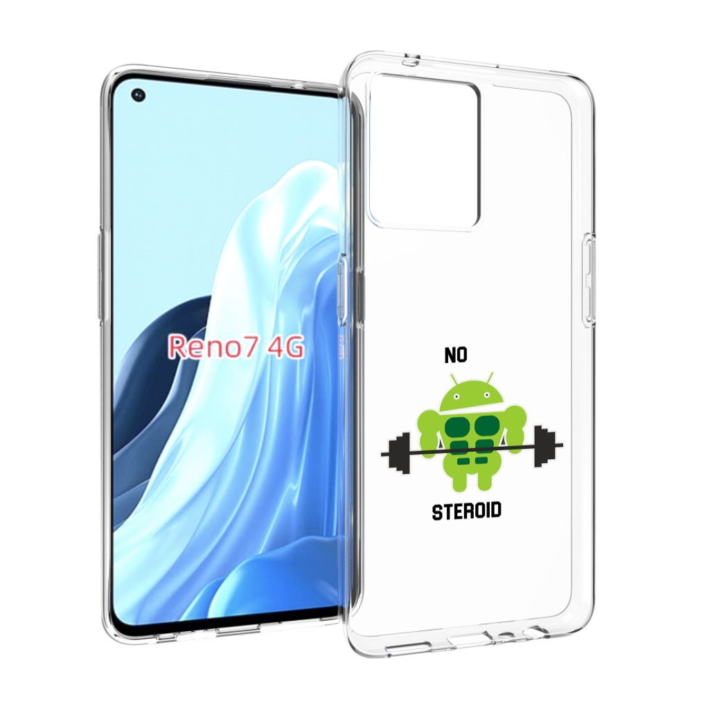 

Чехол MyPads нет-стероидам для OPPO RENO 7 4G, Прозрачный, Tocco