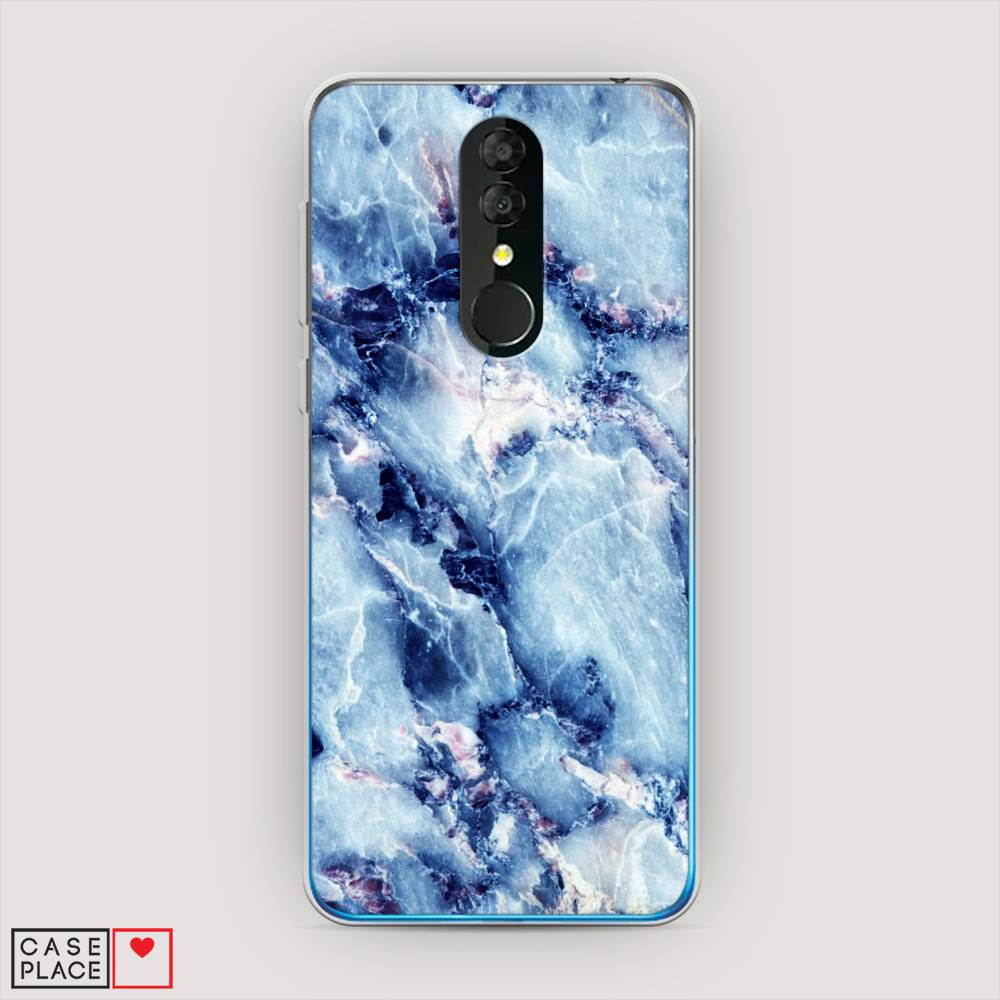 

Чехол на Alcatel 3 5053Y (2019) "Мрамор с синими прожилками", Синий, 170550-3
