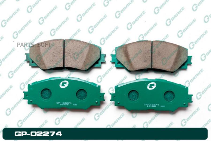 

Тормозные колодки GBRAKE GP02274