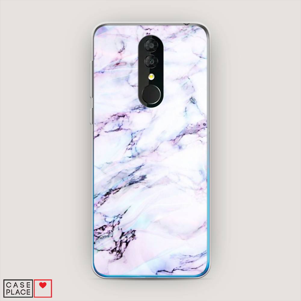 

Чехол на Alcatel 3 5053Y (2019) "Радужный мрамор", Серый;фиолетовый, 170550-3