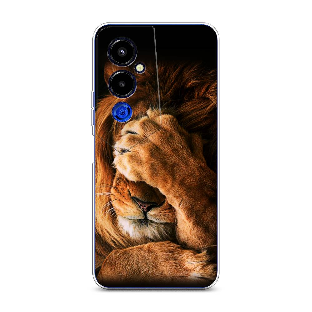 

Чехол Awog на Tecno Pova 4 pro / Техно Пова 4 Про "Львиный стыд", Коричневый;черный