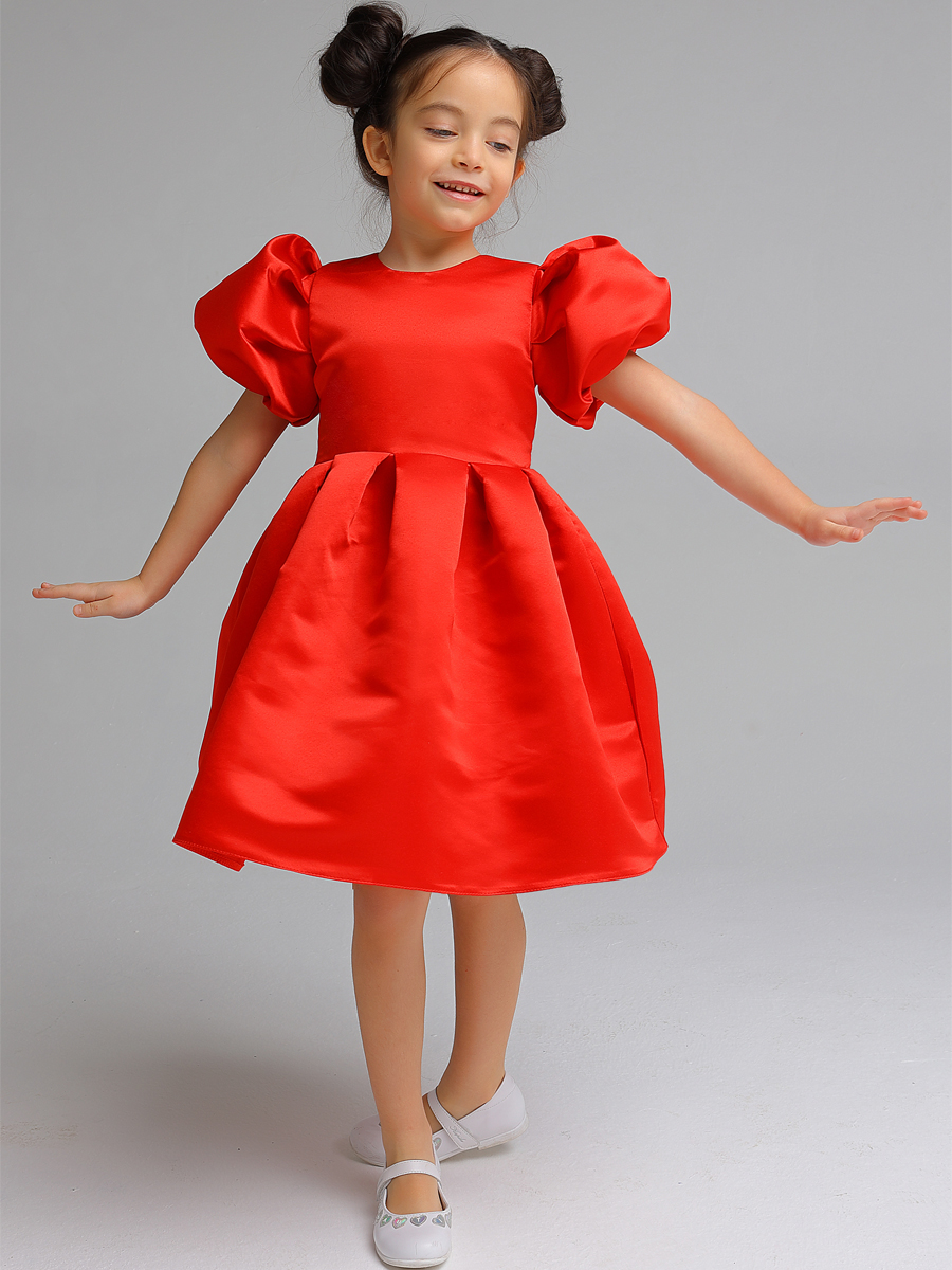 Платье детское Дашенька 1694/018 красный, 92 дашенька юбка с фатином