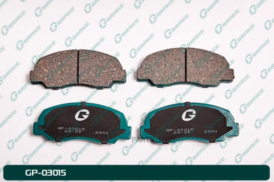 

Тормозные колодки GBRAKE GP03015