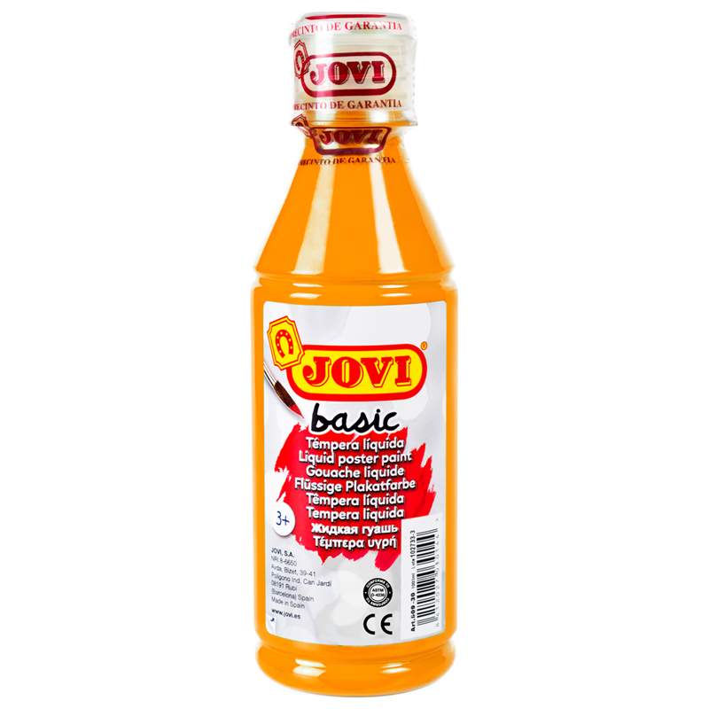 

Гуашь Jovi, оранжевая, 250 мл арт. 287918 - 3 шт.