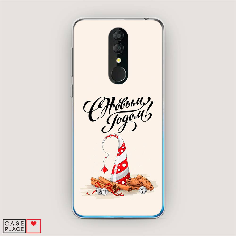

Чехол на Alcatel 3 5053Y (2019) "Подарки на Новый Год", Бежевый;красный;черный, 170550-5