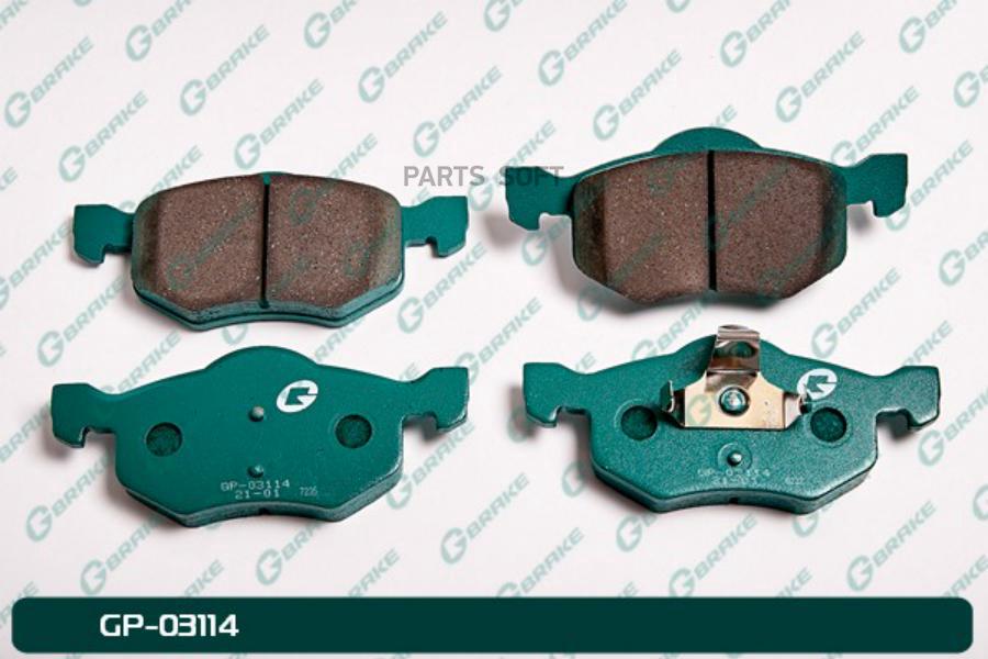 

Тормозные колодки GBRAKE GP03114