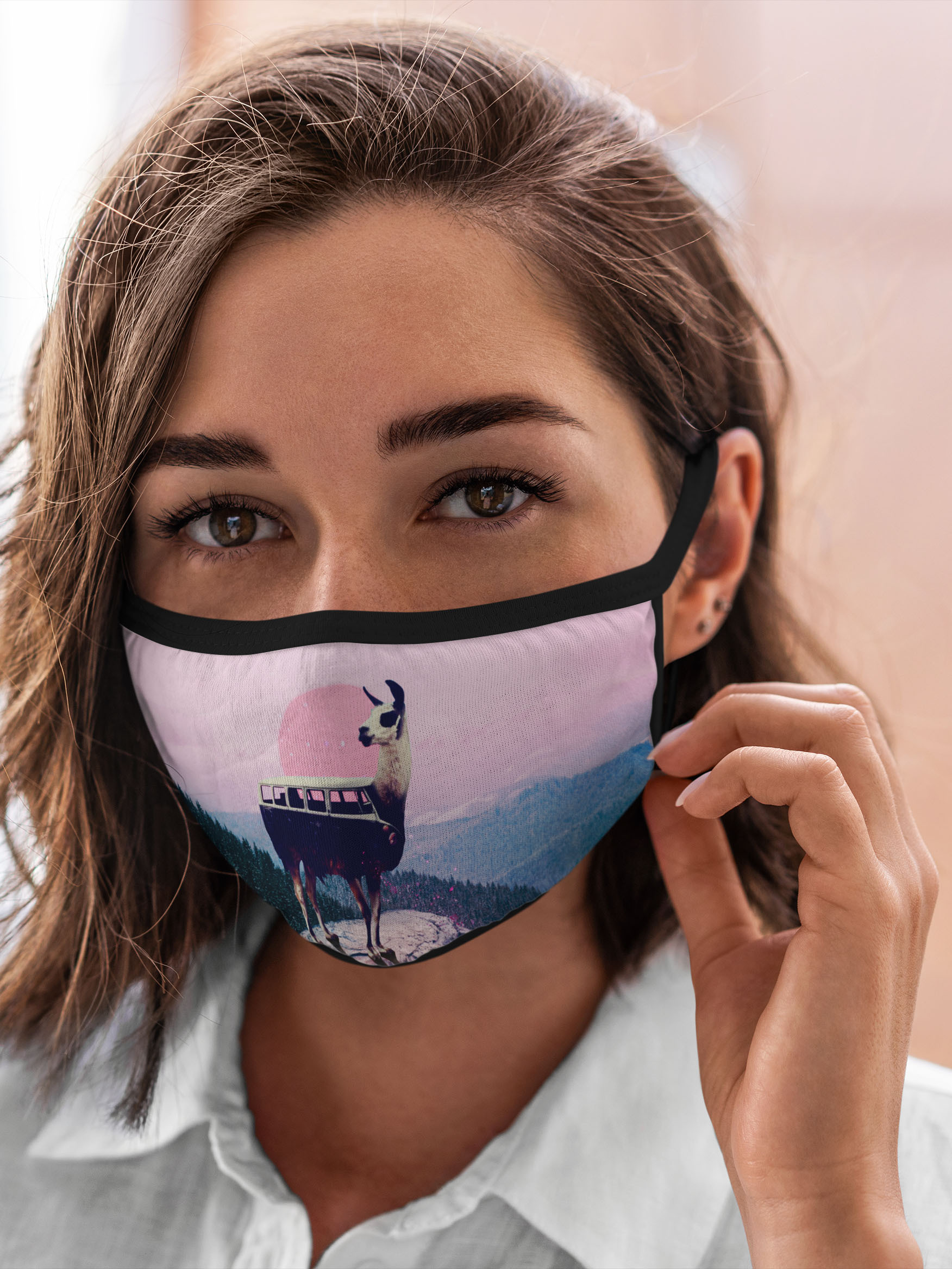 

Многоразовая маска унисекс Burnettie Big Pictures Lamabus, Разноцветный, Big Pictures Lamabus