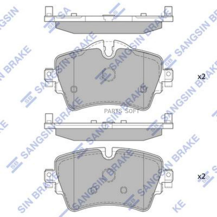 

Колодки Тормозные Sangsin brake sp4005