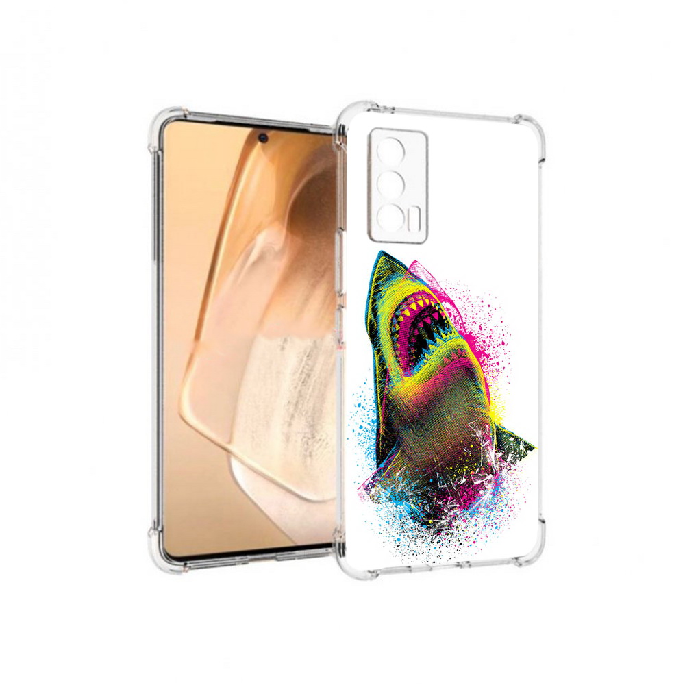 

Чехол MyPads Tocco для Vivo iQOO Neo 5 челюсти-2 (PT226960.398.674), Прозрачный, Tocco