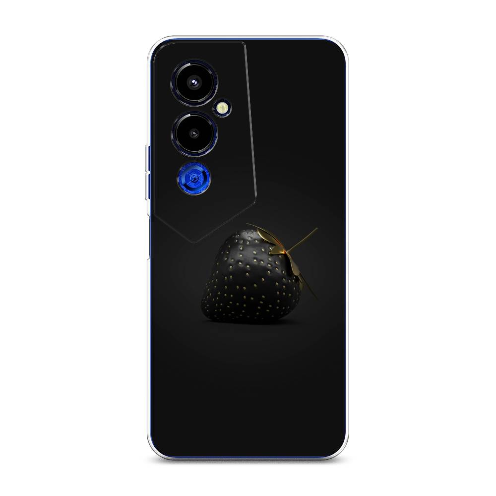

Чехол Awog на Tecno Pova 4 pro / Техно Пова 4 Про "Черная клубника", Золотистый;черный;серый