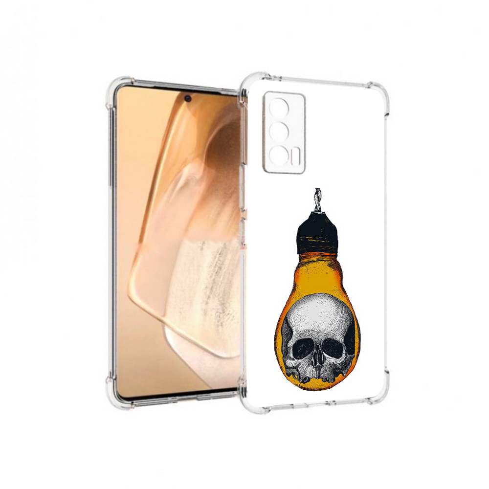 

Чехол MyPads Tocco для Vivo iQOO Neo 5 череп в лампочке (PT226960.398.676), Прозрачный, Tocco