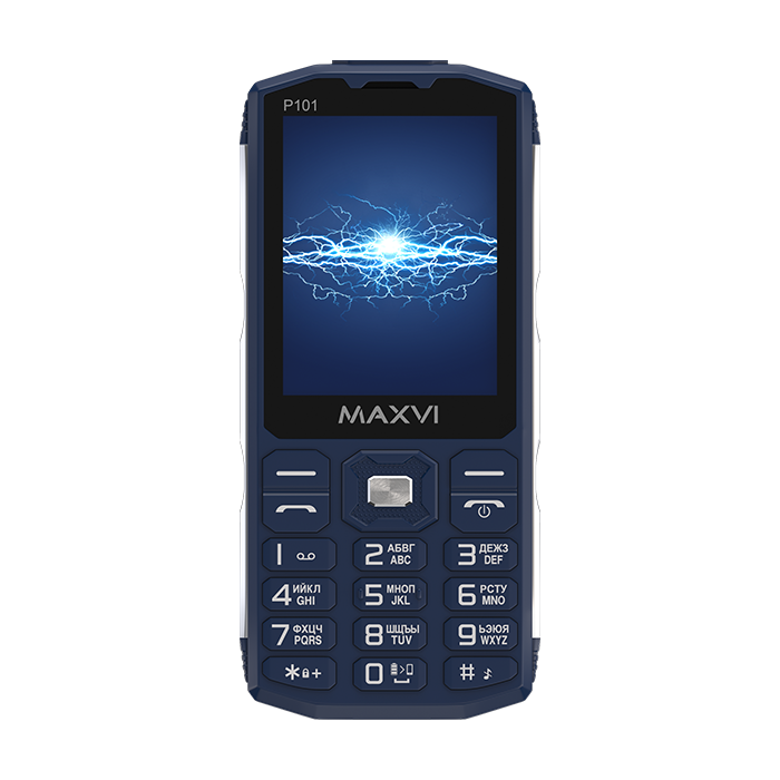 Мобильный телефон Maxvi P101Blue (4620039115740)