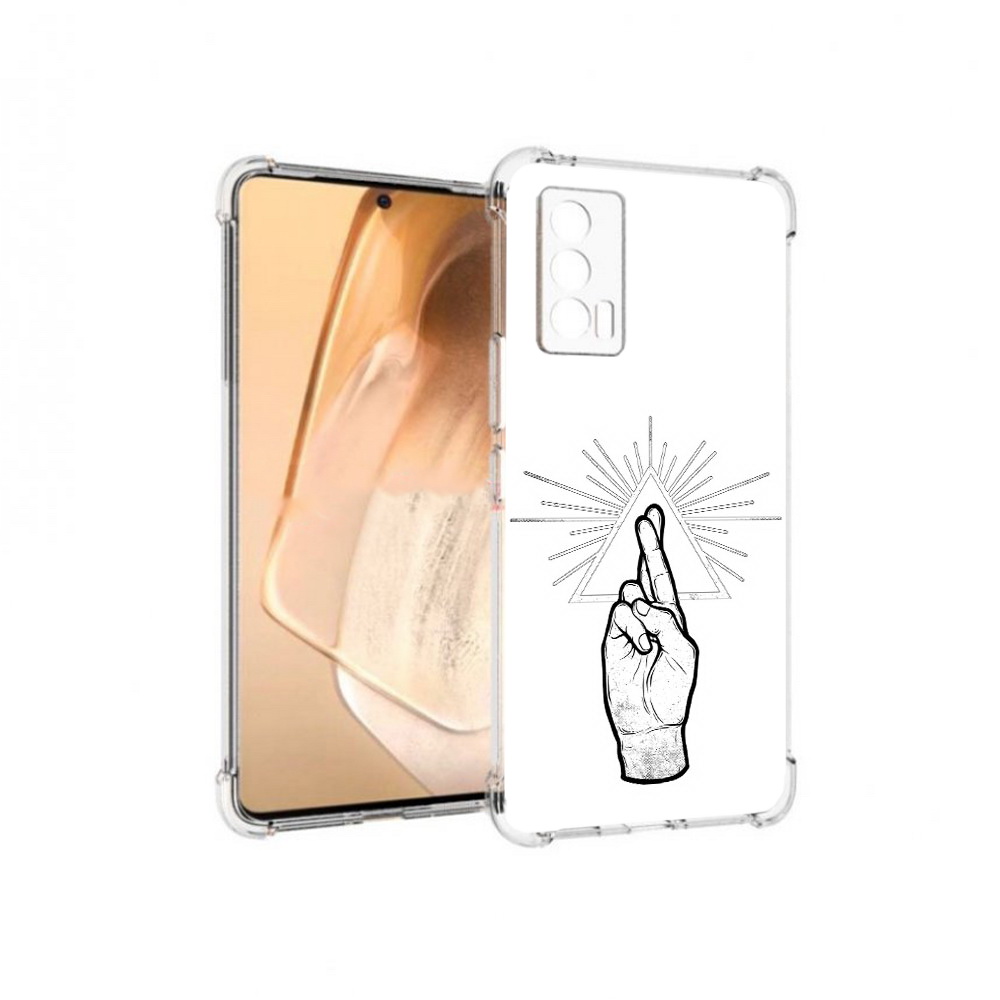 

Чехол MyPads Tocco для Vivo iQOO Neo 5 черно белая рука (PT226960.398.681), Прозрачный, Tocco