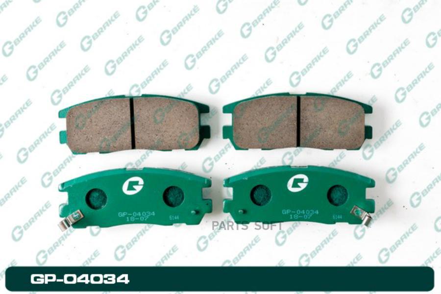 

Тормозные колодки GBRAKE GP04034