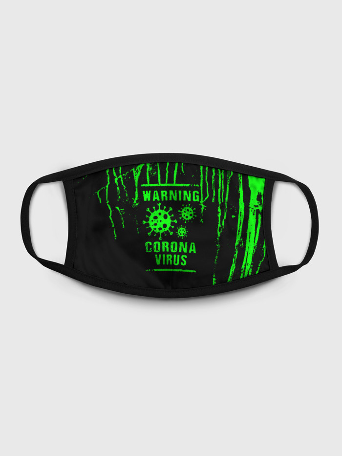 

Многоразовая маска унисекс Burnettie Warning Coronavirus, Разноцветный, Warning Coronavirus