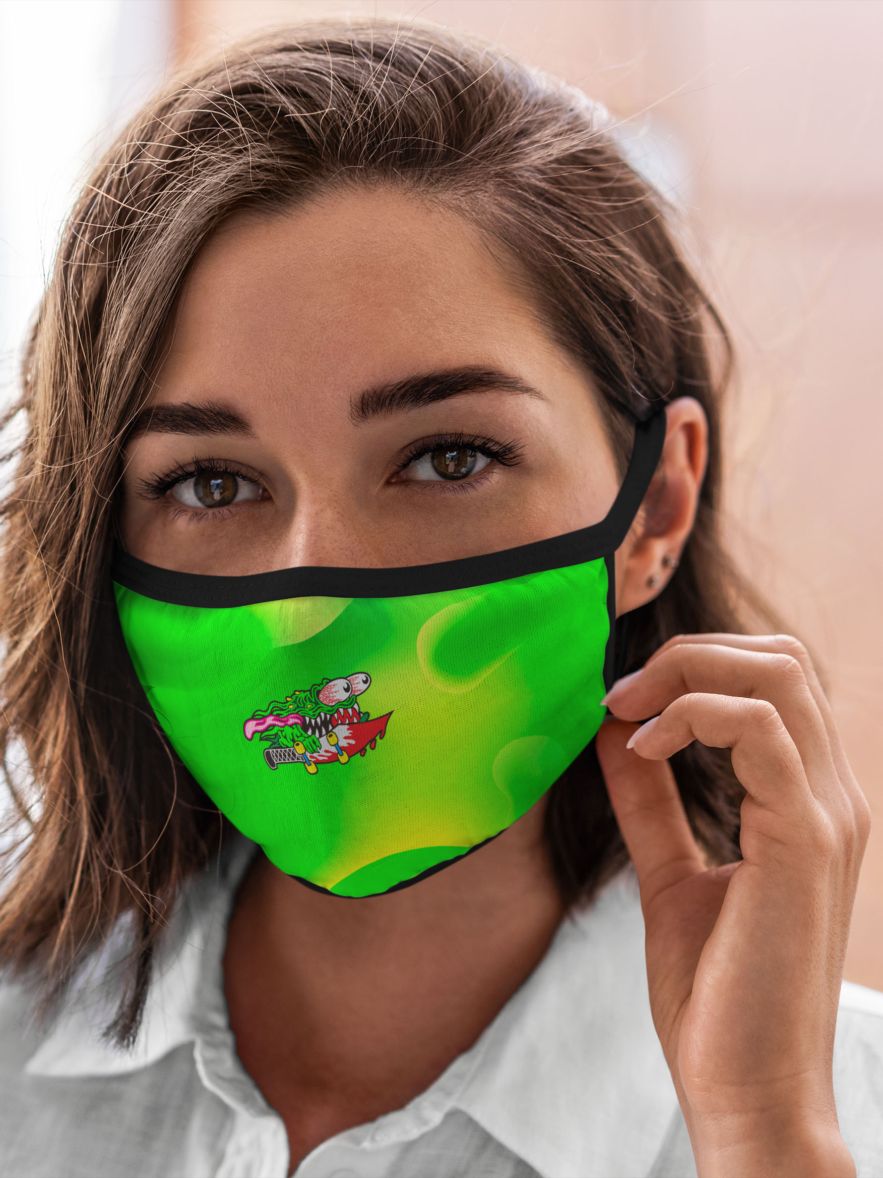 

Многоразовая маска унисекс Burnettie Urban Style Лизун На Скейте, Разноцветный, Urban Style Лизун На Скейте