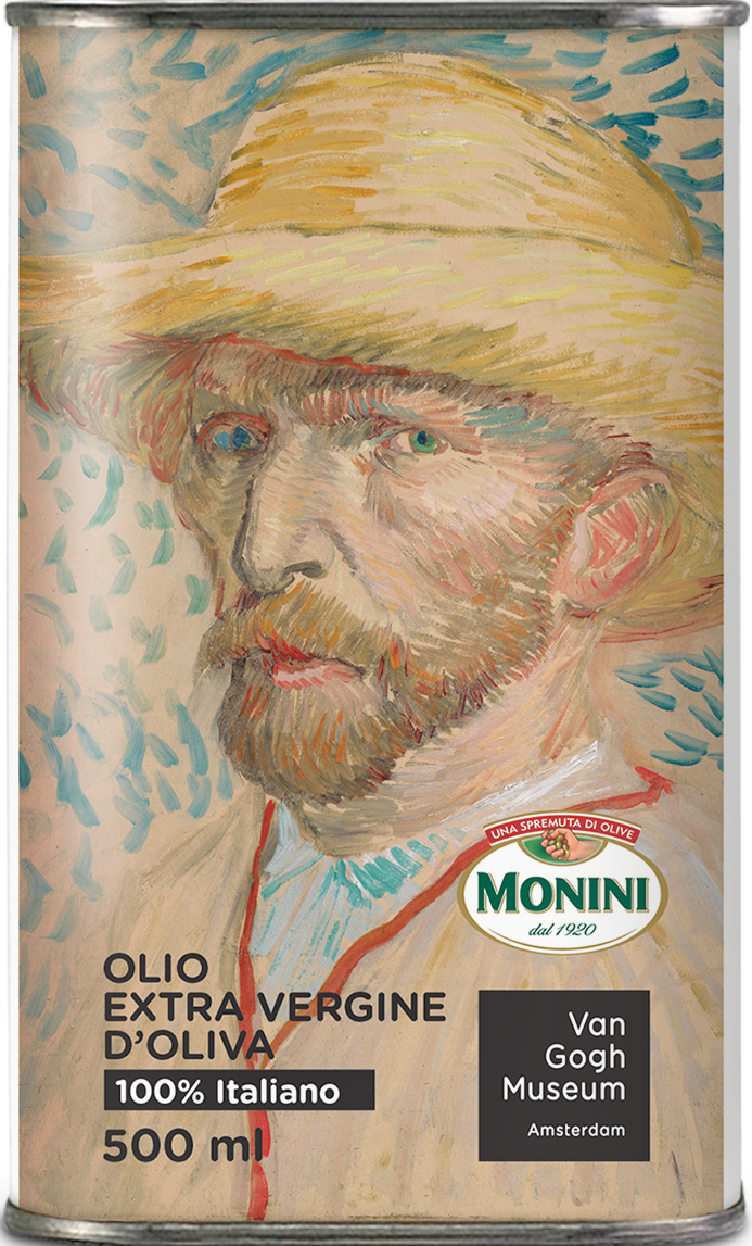Оливковое масло Monini Van Gogh collection portrait, Extra Virgin, 500 мл