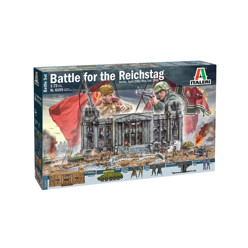 

Битва за Рейхстаг 1945 1/72 - Боевой набор Italeri 6195