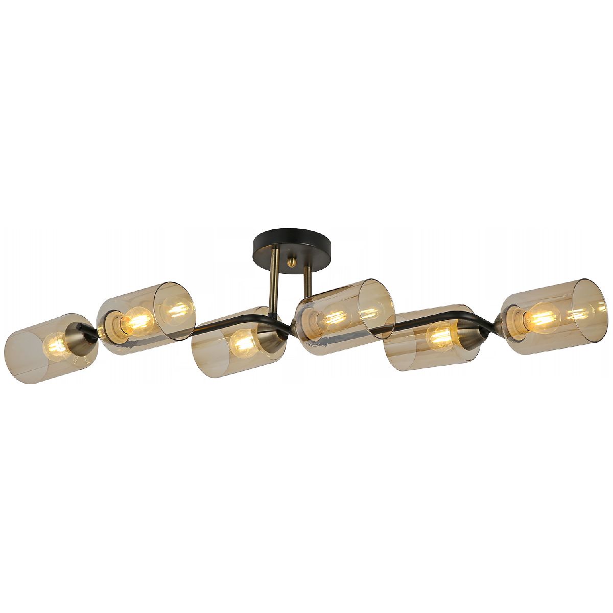

Люстра Illumico IL8148-6COU-79 BK BR Bice