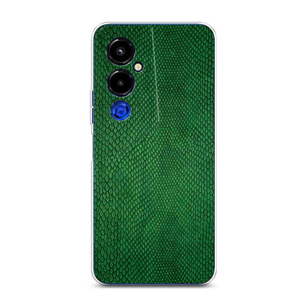

Чехол Awog на Tecno Pova 4 pro / Техно Пова 4 Про "Изумрудная змея", Черный;зеленый;коричневый