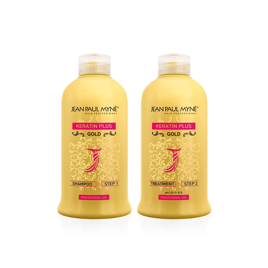 

Комплект нанопластики Jean Paul Myne Keratin Plus Gold