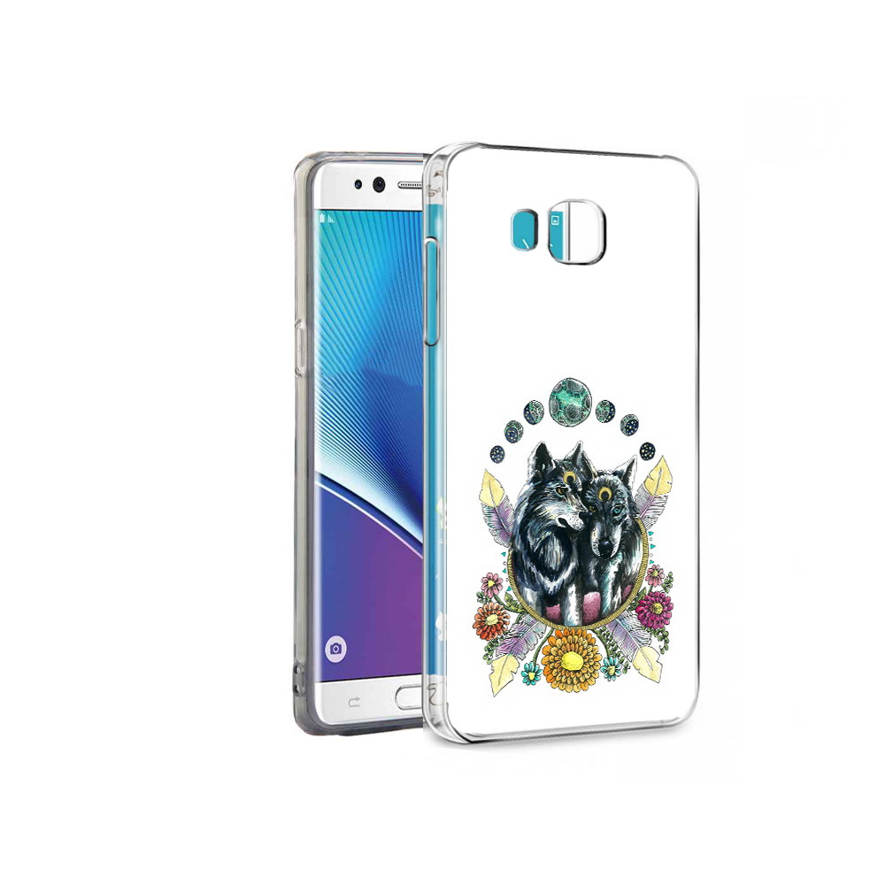 

Чехол MyPads Tocco для Samsung Galaxy Note 7 красивые волки абстракция (PT40045.522.408), Прозрачный, Tocco