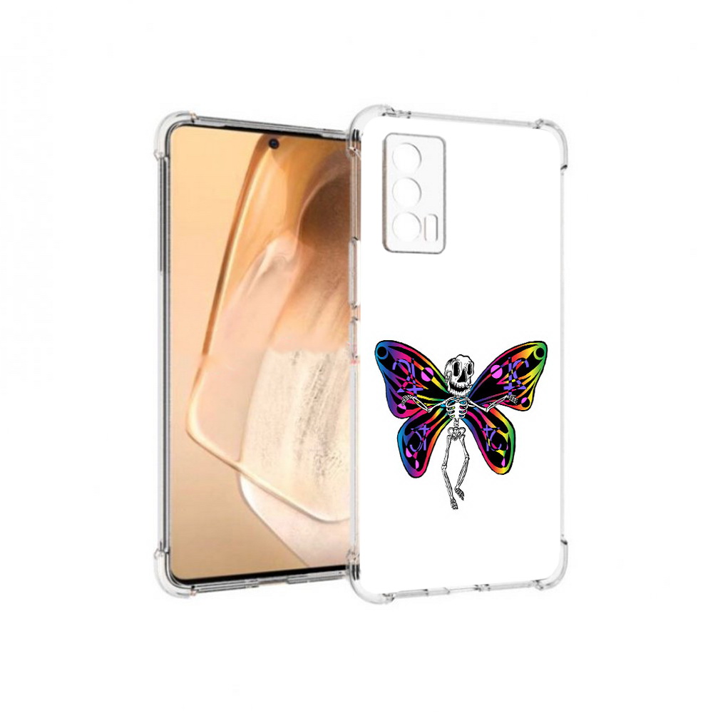 

Чехол MyPads Tocco для Vivo iQOO Neo 5 эффект бабочки (PT226960.398.701), Прозрачный, Tocco