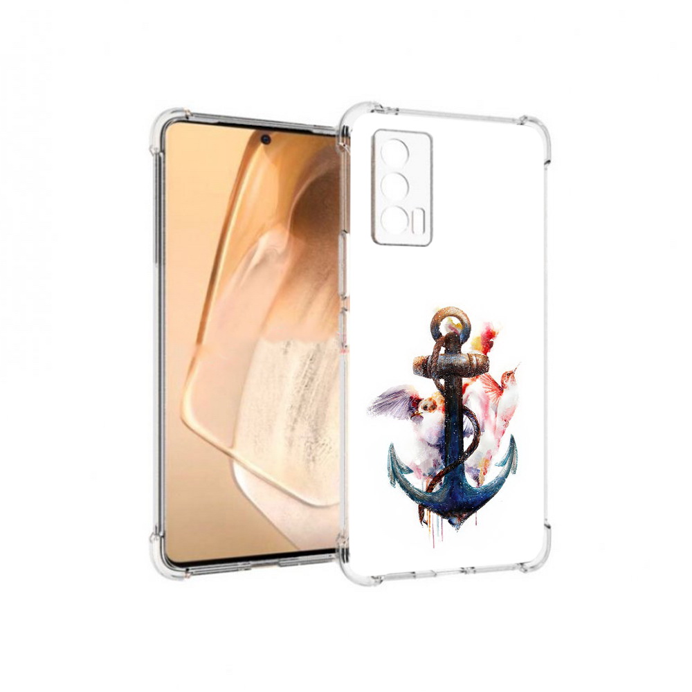 

Чехол MyPads Tocco для Vivo iQOO Neo 5 якорь с птицами (PT226960.398.703), Прозрачный, Tocco