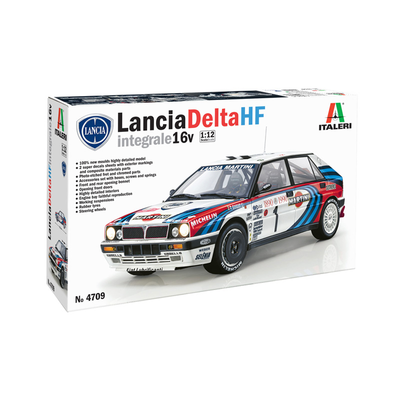 

Сборная модель Автомобиль Lancia Delta HF integrale 16v Italeri 1/12 4709