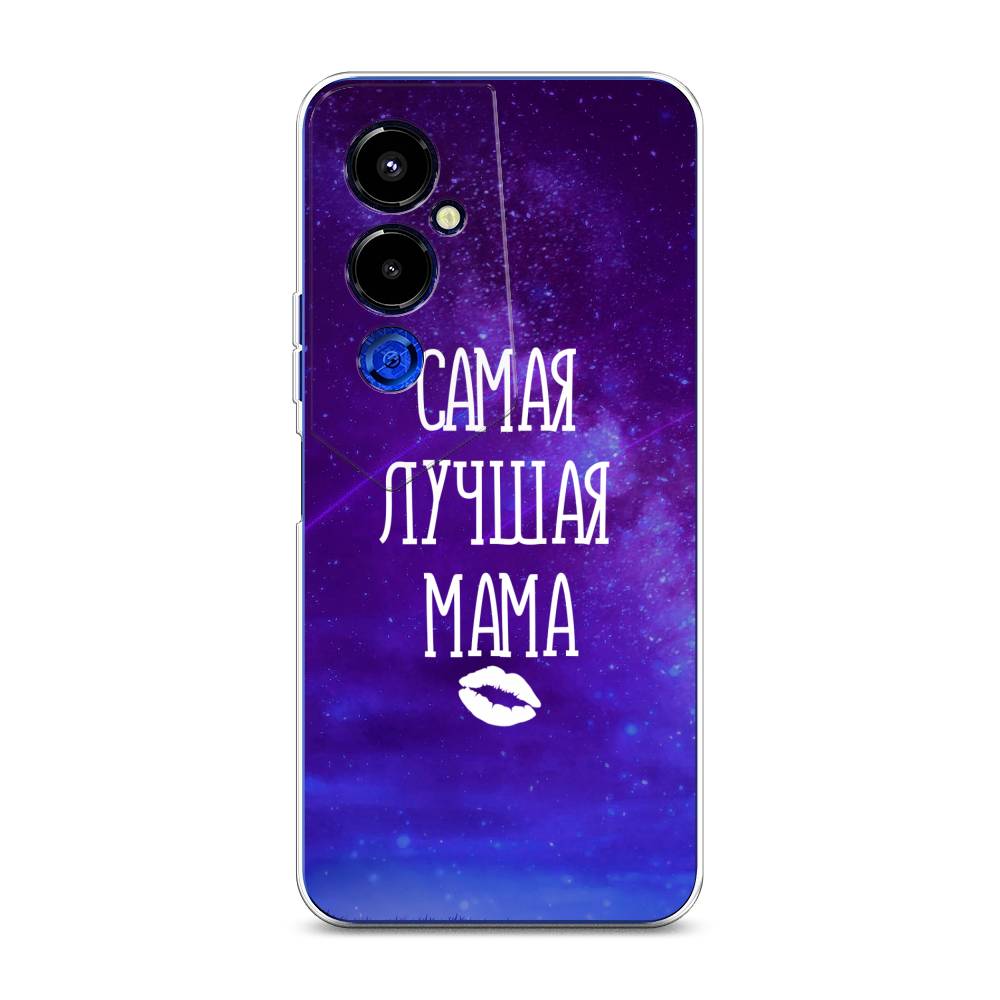 

Чехол Awog на Tecno Pova 4 pro / Техно Пова 4 Про "Лучшая мама", Фиолетовый;синий;белый